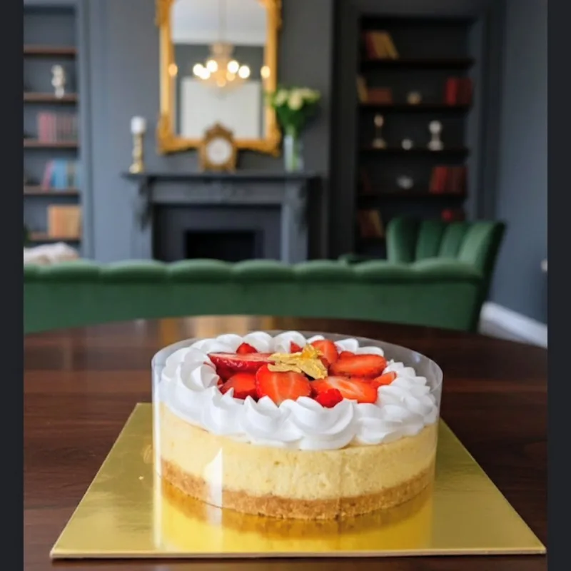 Classic Strawberry Cheesecake