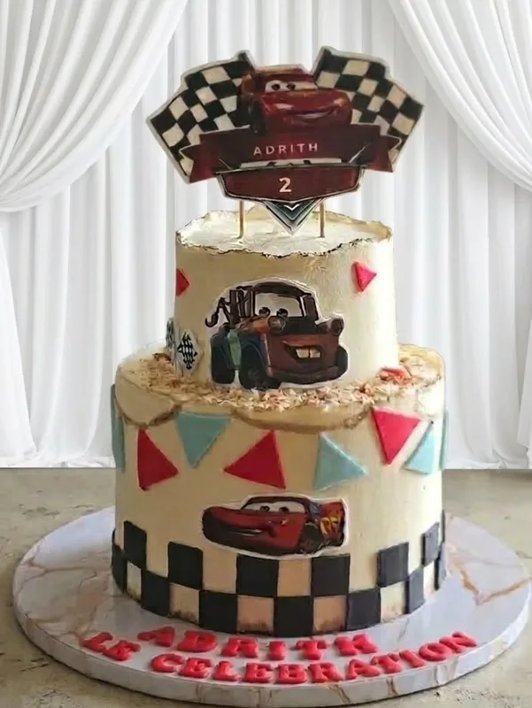 Lightning McQueen Cars Birthday Cake
