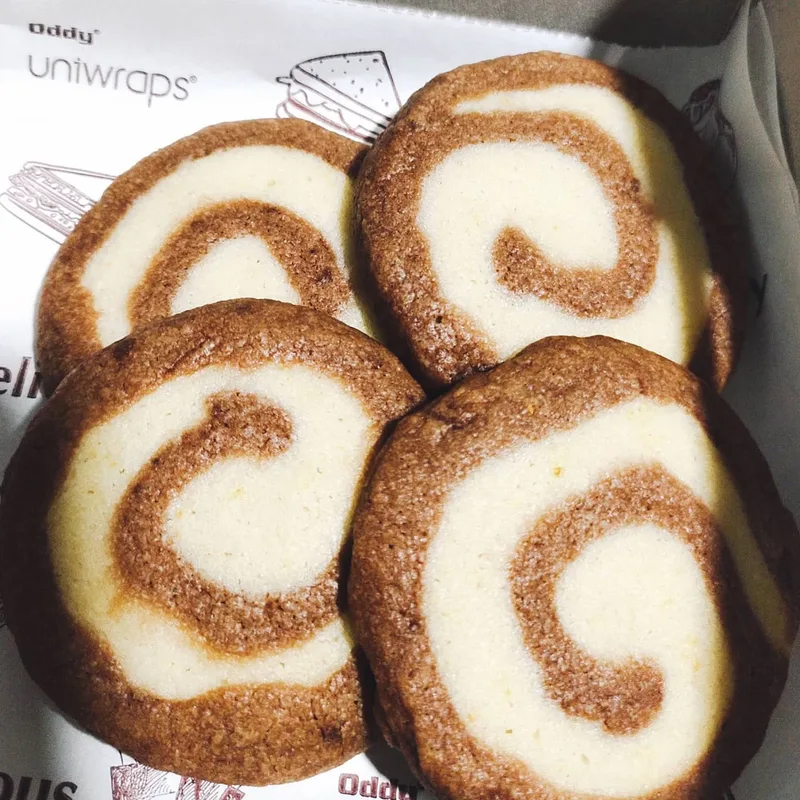 Chocolate Orange Pinwheel Cookies