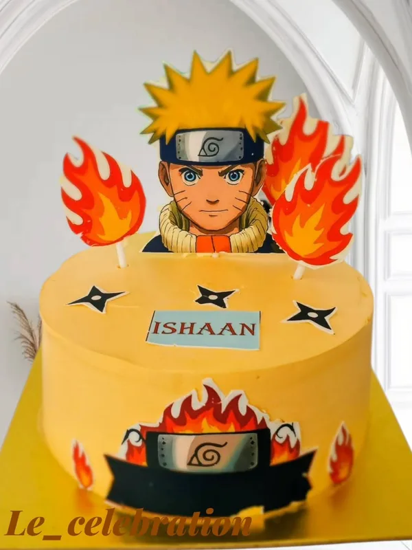 Naruto Anime Theme Cake