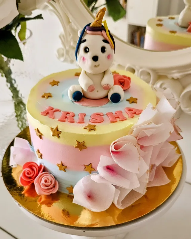 Pastel Unicorn Birthday Cake
