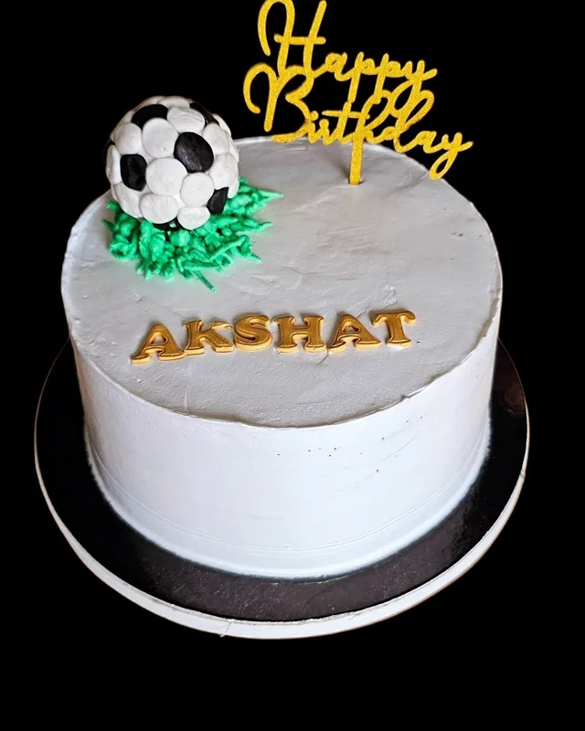 Football Theme Chocolate Cake