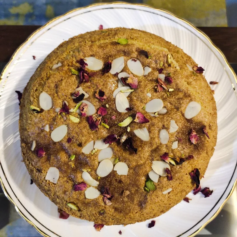 Eggless Malai Cake
