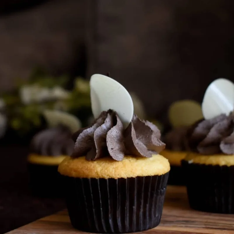 Belgian Chocolate Swirl Cupcakes