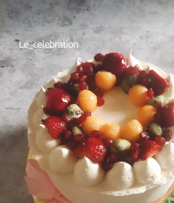 Fresh Fruit Cocktail Cake