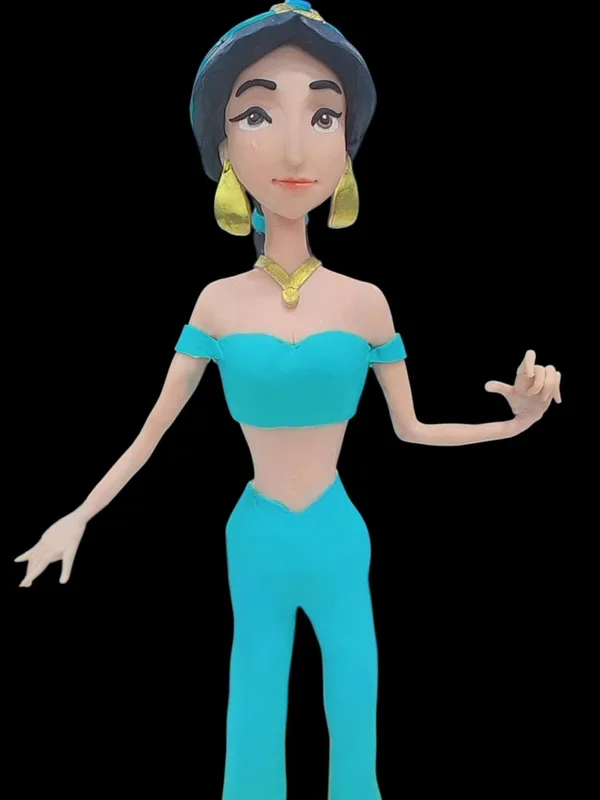 Princess Jasmine Fondant Cake Topper