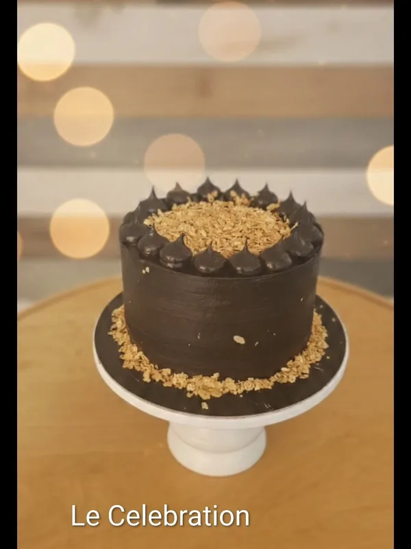 Dark Chocolate French Biscuit Cake
