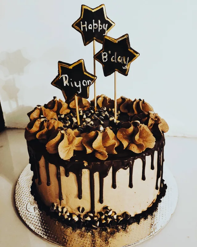 Chocolate Drip Celebration Cake