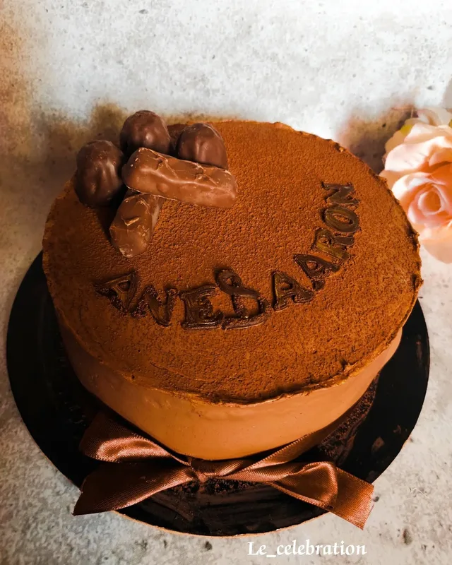 Decadent Cocoa Dusted Chocolate Cake