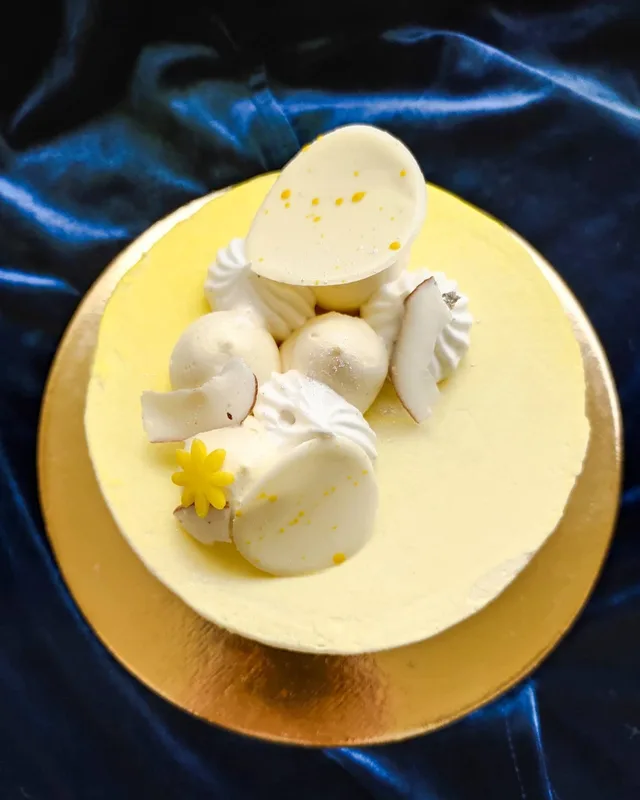 Tropical Passion Fruit and Coconut Cake