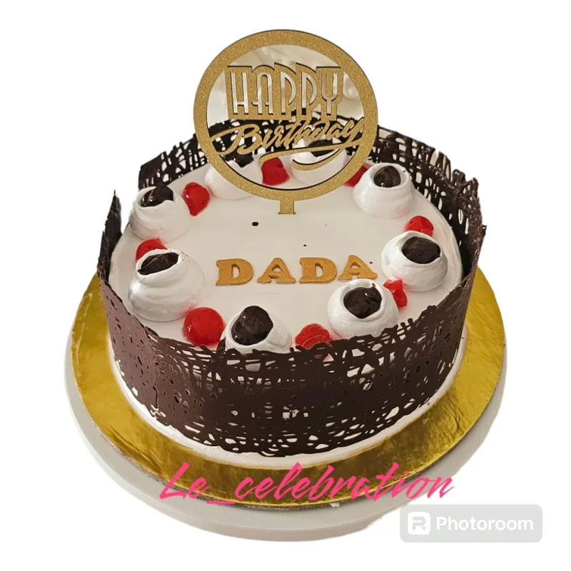 Chocolate Lace Black Forest Cake