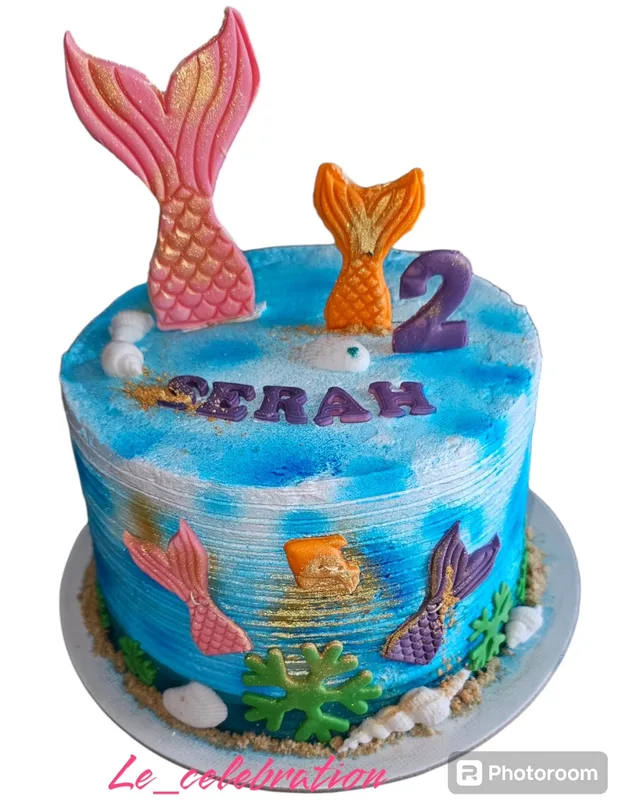 Under The Sea Mermaid Cake