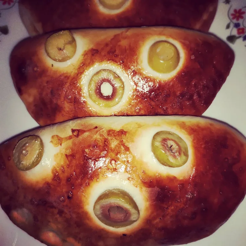 Fresh Baked Olive Calzone