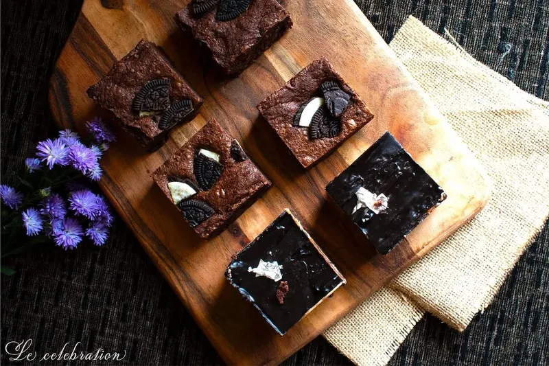 Assorted Oreo and Buckeye Brownies