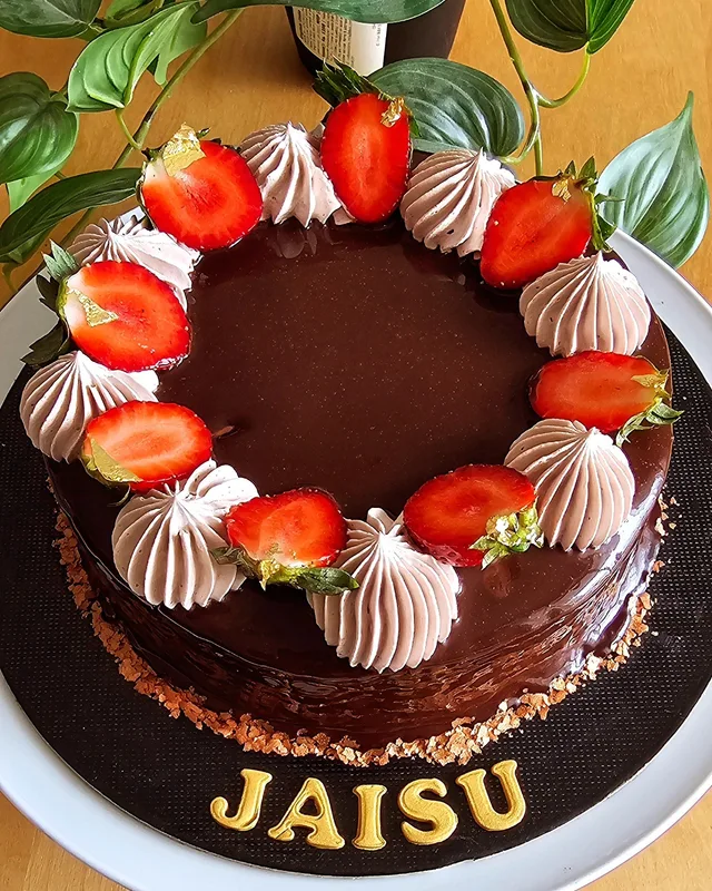 Signature Strawberry Chocolate Cake