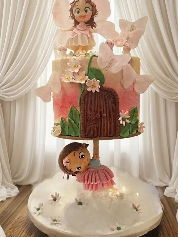 Gravity Defying Fairy Cake
