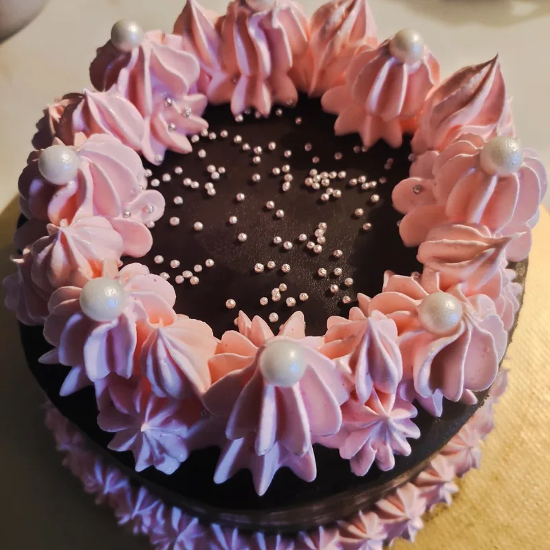 Floral Fiesta Chocolate Truffle Cake
