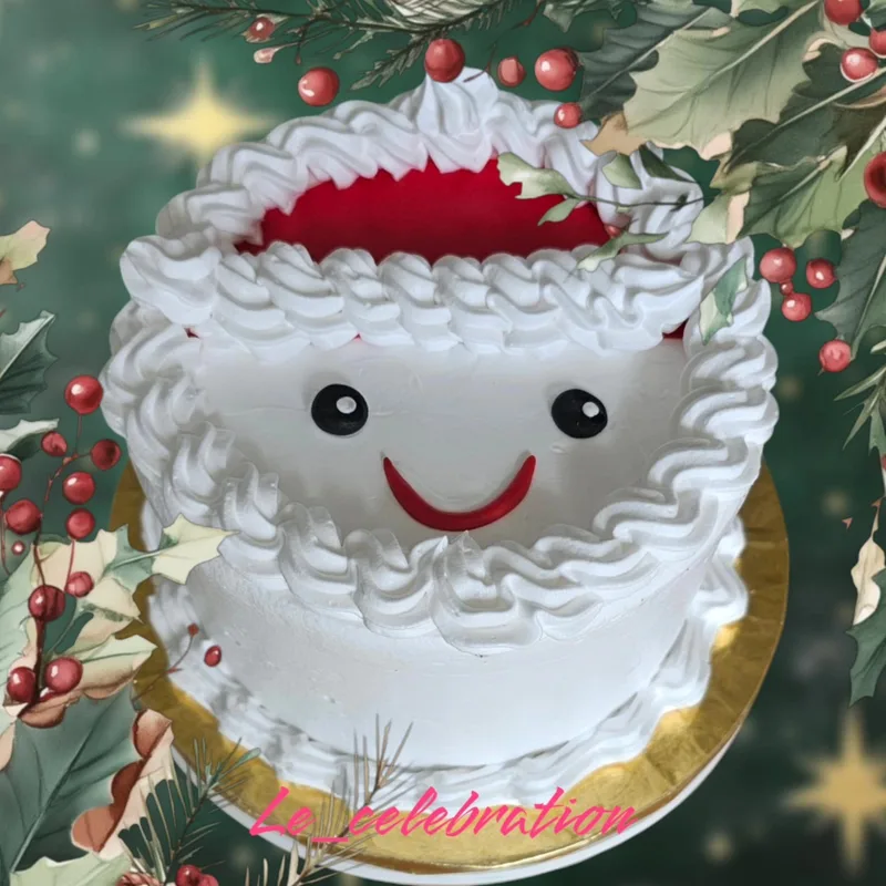 Cute Santa Theme Cake