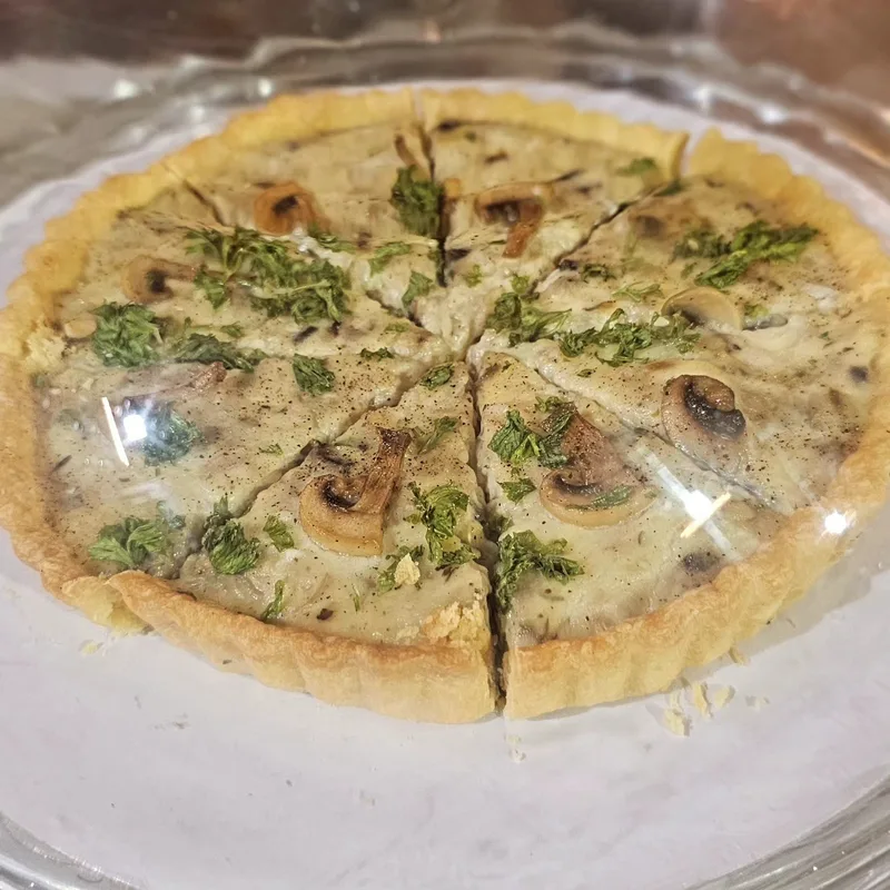 Savoury Mushroom Quiche