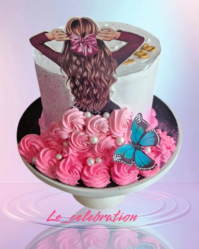 Princess Rosette Gown Cake
