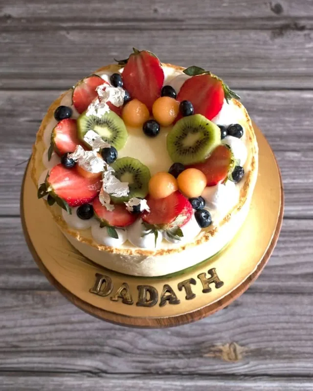 Fresh Fruit Gateau Cake