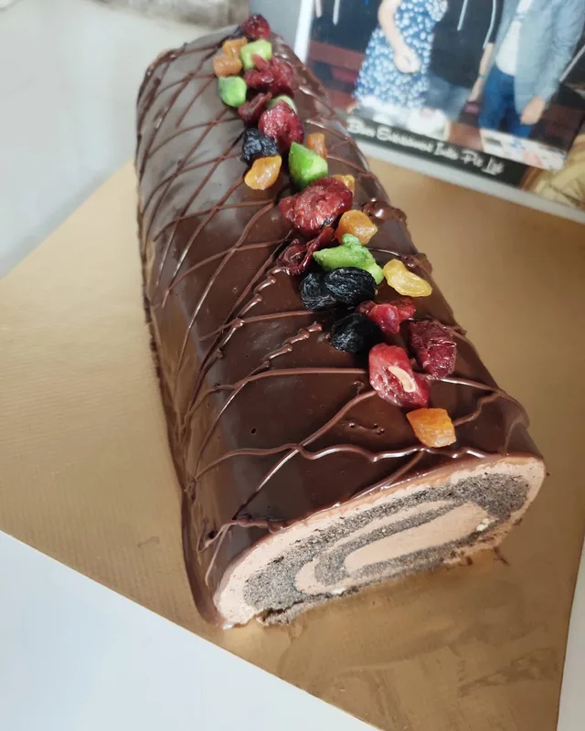 Belgian Chocolate Swiss Roll