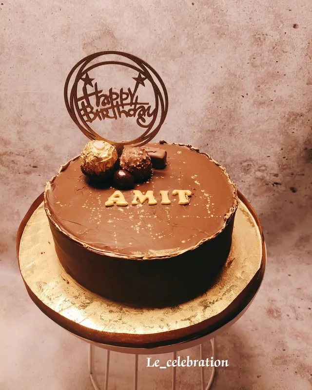 Golden Ferrero Chocolate Cake