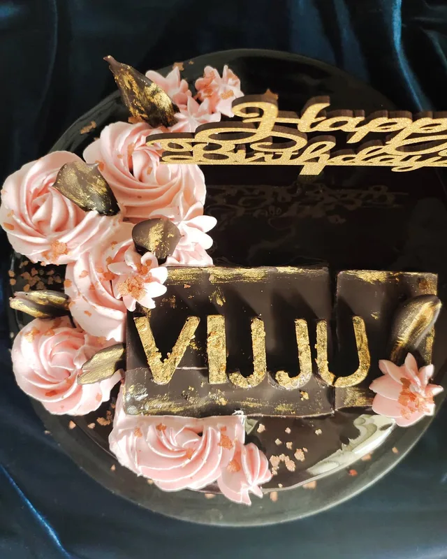 Rustic Victorian Belgian Chocolate Cake