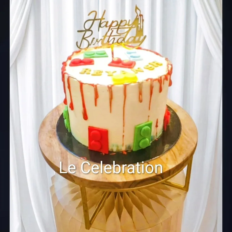 Lego Theme Birthday Cake