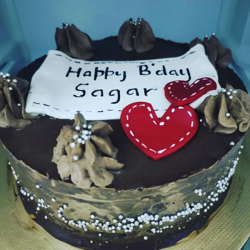 Belgian Chocolate Truffle Birthday Cake