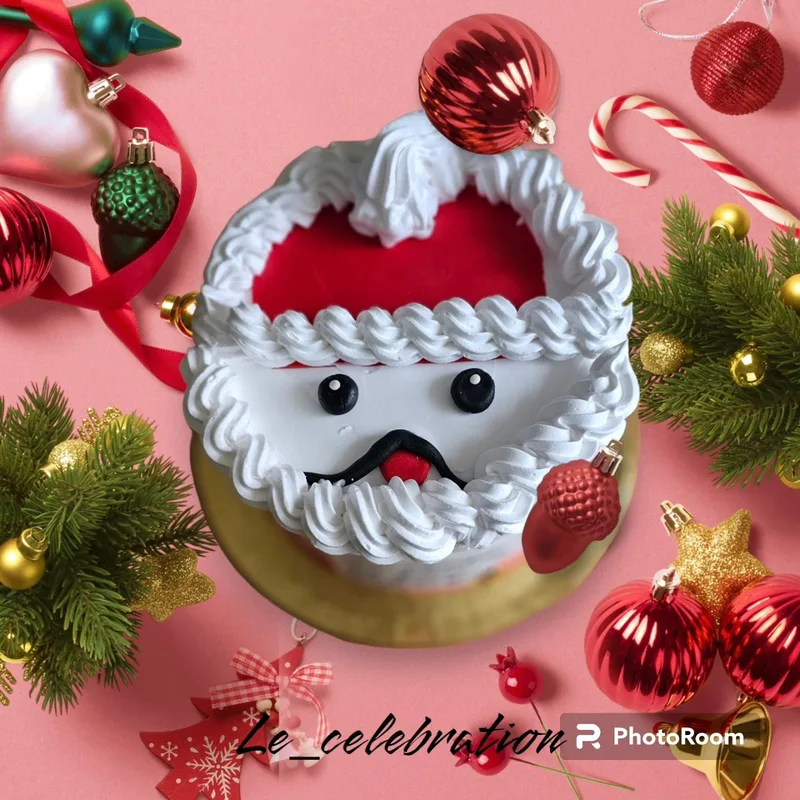 Santa Claus Theme Cake