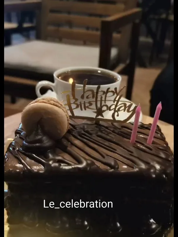 Rich Chocolate Drizzle Birthday Cake