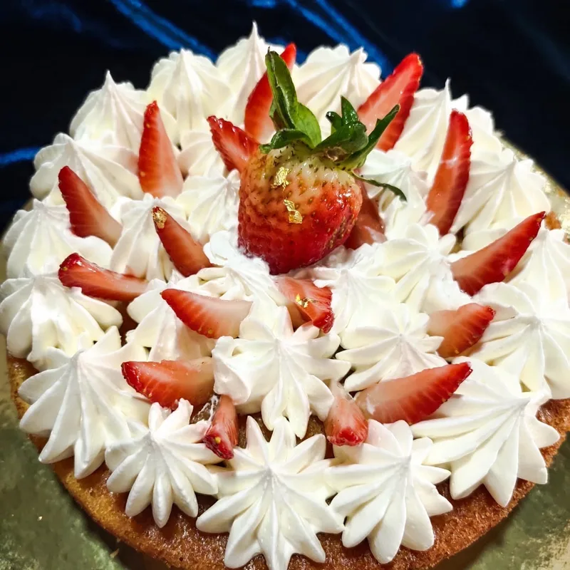 Victorian Strawberry Tea Cake