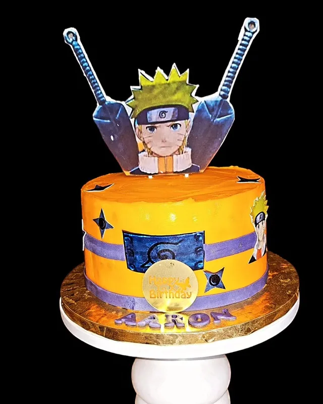Naruto Anime Birthday Cake