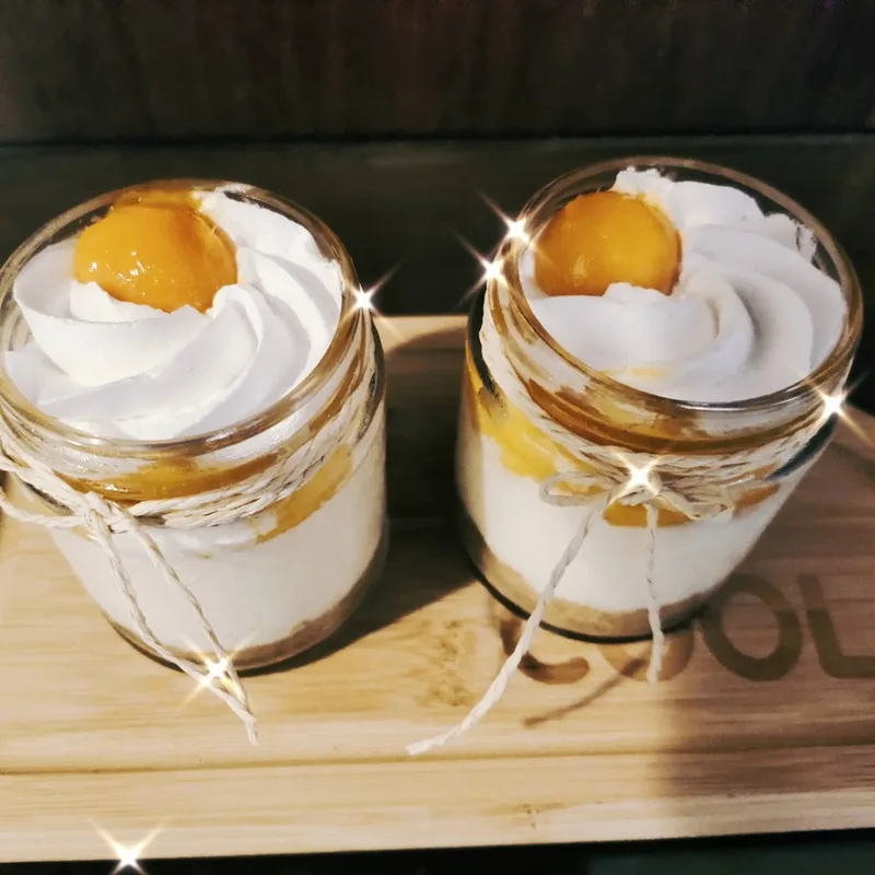 Mango Cream Dessert Jar