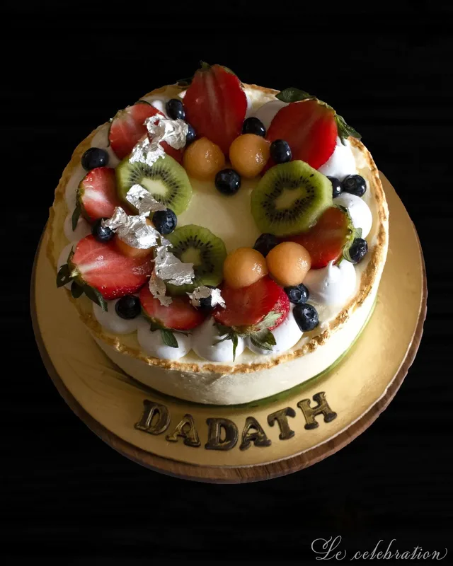 Exotic Fresh Fruit Gateau Cake