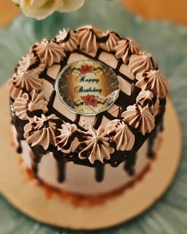 Belgian Chocolate Birthday Bento Cake