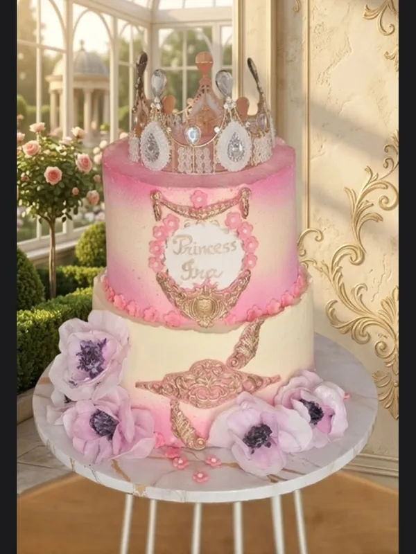 Royal Princess Tiara Cake