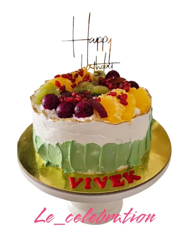 Exotic Fresh Fruit Gateau