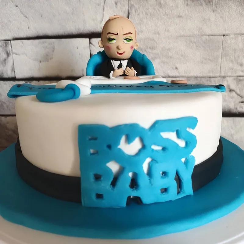 Boss Baby Themed Fondant Cake