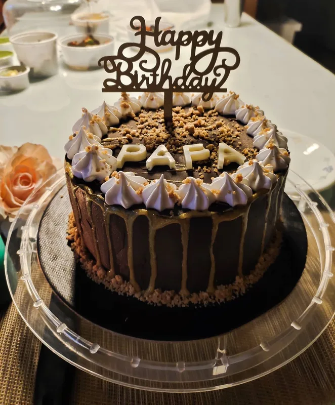 Caramel Hazelnut Gianduja Cake