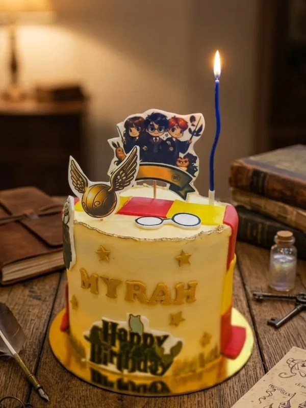 Harry Potter Themed Birthday Cake