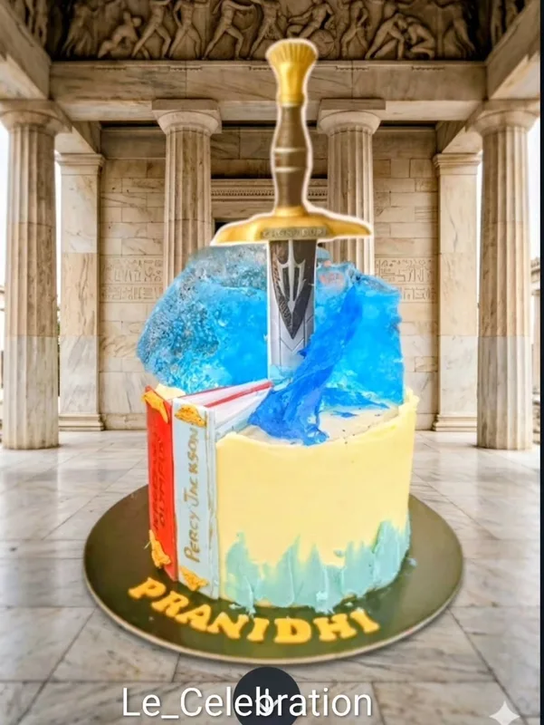 Percy Jackson Theme Cake