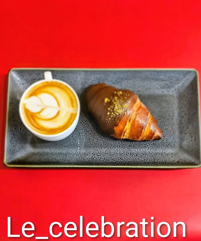 Chocolate Dipped Croissant