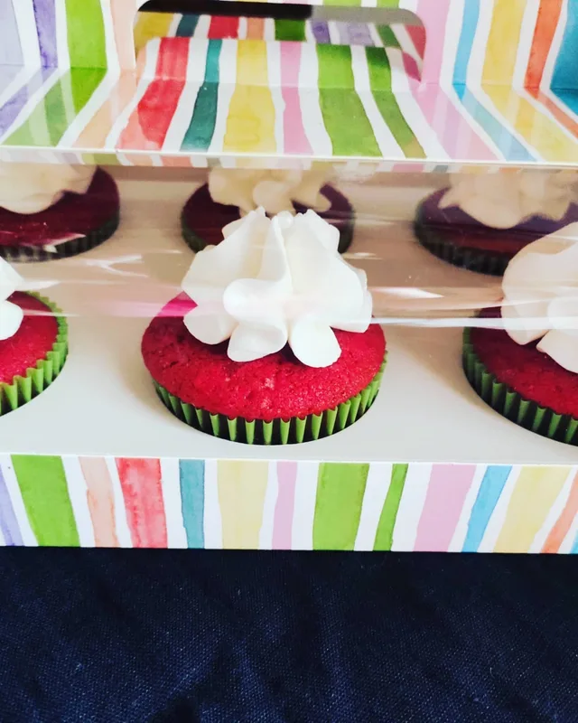 Red Velvet Cupcakes with Cream Cheese Frosting