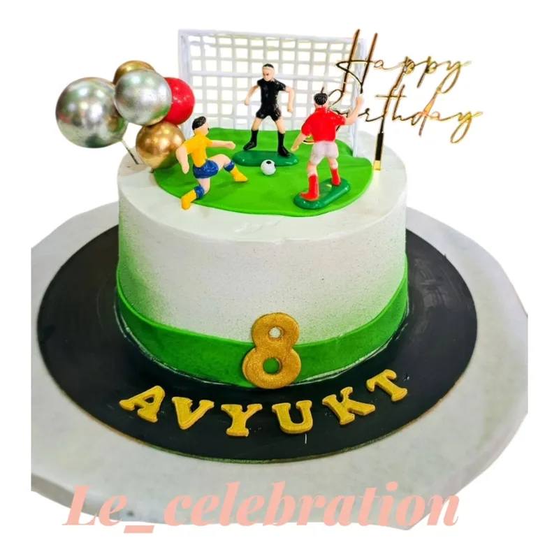 Football Theme Birthday Cake