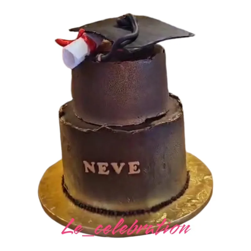 Graduation Cap Chocolate Cake