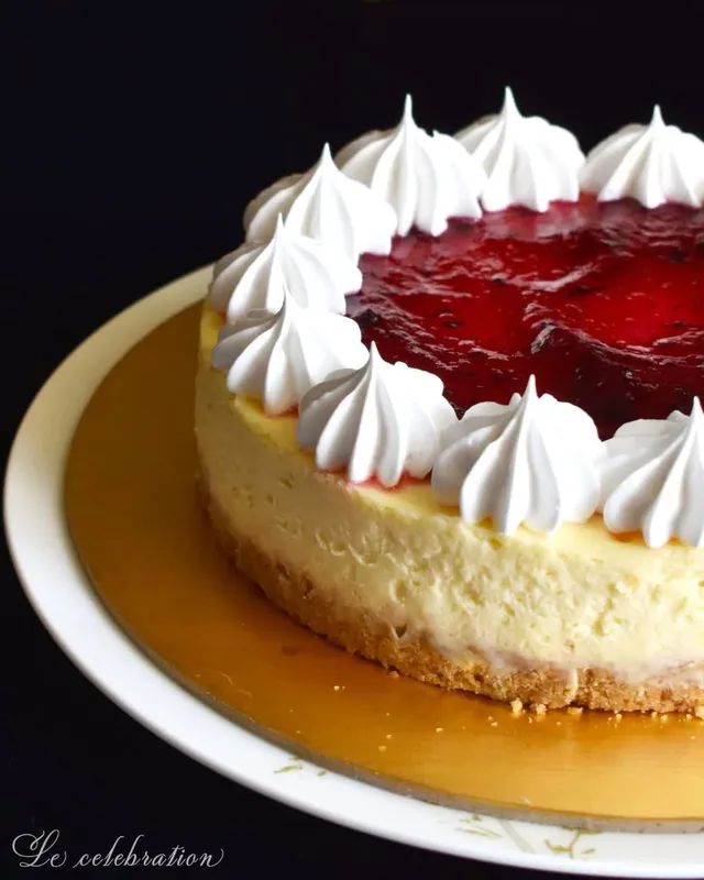 Berry Glazed New York Cheesecake