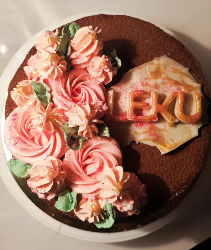 Floral Tiramisu Celebration Cake