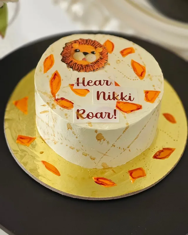 Hear Me Roar Lion Cake